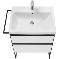 Товар: Тумба под раковину Roca Domi 60 A857458806 подвесная Белый глянец - фото 7 Тумба под раковину Roca Domi 60 A857458806 подвесная Белый глянец — фото 7, Мебель для ванной