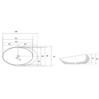 Товар: Раковина-чаша Abber Bequem 49 AC2107BS Черный матовый Серебро - фото 5 Раковина-чаша Abber Bequem 49 AC2107BS Черный матовый Серебро — фото 5, Раковины