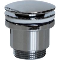 Донный клапан Frap F62 click-clack Хром — фото 1, Донные клапаны