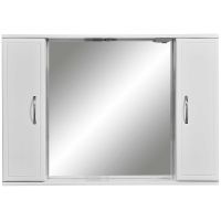 Товар: Зеркало со шкафом Stella Polar Концепт 100 SP-00000135 с подсветкой Белое - фото 3 Зеркало со шкафом Stella Polar Концепт 100 SP-00000135 с подсветкой Белое — фото 3, Зеркальные шкафы в ванную