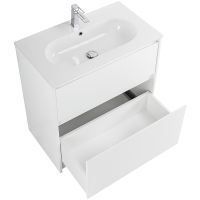 Тумба под раковину BelBagno Kraft 80 KRAFT-800-2C-PIA-BO Bianco Opaco — фото 17, Тумбы под раковину