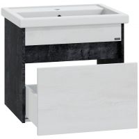 Тумба под раковину СанТа Мира 60 700353 подвесная Светлое дерево — фото 2, Мебель для ванной