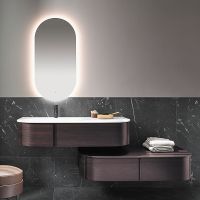 Товар: Зеркало Burgbad Lavo 2.0 50 SIJH050 с подсветкой с сенсорным выключателем - фото 4 Зеркало Burgbad Lavo 2.0 50 SIJH050 с подсветкой с сенсорным выключателем — фото 4, Мебель для ванной