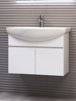 Товар: Тумба под раковину Vigo Wing 60 tp.WIN.BAL.60.2D подвесная Белая - фото 2 Тумба под раковину Vigo Wing 60 tp.WIN.BAL.60.2D подвесная Белая — фото 2, Мебель для ванной