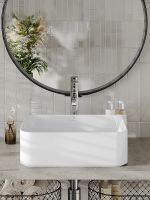 Раковина-чаша Orange 46 B02-460W Белая — фото 9, Раковины накладные