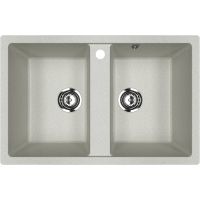 Кухонная мойка Ulgran Classic U-608-310 Серая — фото 1, Кухонные мойки