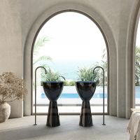 Раковина Abber Kristall 45 AT2703Onyx Черная — фото 5, Раковины