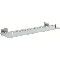 Стеклянная полка Frap F303 F30307 Сатин — фото 1, Полки для ванной и душа