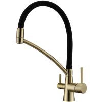 Смеситель для кухни Paulmark Siegen Si213111-BR Бронза — фото 1, Смесители для кухни