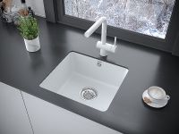 Кухонная мойка Paulmark Unter 45 PM204543-WH Белая — фото 3, Кухонные мойки