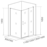 Товар: Душевая стенка Good Door Altair SP-90-W-CH 90 профиль Хром стекло прозрачное с рисунком - фото 3 Душевая стенка Good Door Altair SP-90-W-CH 90 профиль Хром стекло прозрачное с рисунком — фото 3, Боковые стенки