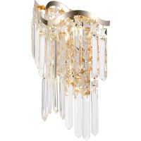 Товар: Настенный светильник Maytoni Diamant Crystal Gracia DIA201WL-02G Прозрачный Золото - фото 4 Настенный светильник Maytoni Diamant Crystal Gracia DIA201WL-02G Прозрачный Золото — фото 4, Бра