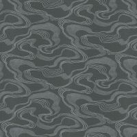 Обои Marburg Kumano 34587 Винил на флизелине (1,06*10,05) Серебряный/Черный, Абстракция/Рогожка — фото 2, Обои для стен