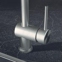 Товар: Смеситель для кухни Kludi L Steel 45803F877 Сталь - фото 5 Смеситель для кухни Kludi L Steel 45803F877 Сталь — фото 5, Смесители для кухни