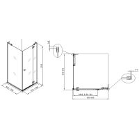 Товар: Душевой уголок Koller Pool Neon 90X90 N90KСB профиль Хром стекло прозрачное - фото 7 Душевой уголок Koller Pool Neon 90X90 N90KСB профиль Хром стекло прозрачное — фото 7, Душевые уголки