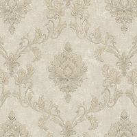 Обои Emiliana Parati Damasco Reale 73427 Винил на флизелине (1,06*10,05) Бежевый, Дамаск — фото 1, Обои для стен