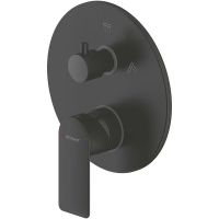 Смеситель для душа Bravat Eddie Black PB8369402BW-2-ENG Черный — фото 1, Смеситель для душа