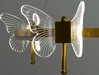 Люстра Artelamp Darcy Прозрачная Золото арт-A2187LM-1GO — фото 3, Люстры