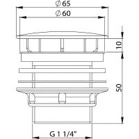Донный клапан Bette B580-000 Белый — фото 2, Донные клапаны