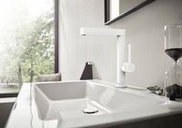 Товар: Смеситель для раковины Hansgrohe Finoris 76060700 Белый матовый - фото 2 Смеситель для раковины Hansgrohe Finoris 76060700 Белый матовый — фото 2, Смесители для раковины