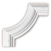 Угловой элемент Decomaster 97010-8 190x190x18 мм — фото 1, Молдинги