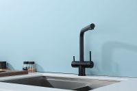 Смеситель для кухни Splenka S70.61.06 Черный матовый — фото 18, Смесители