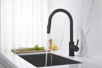 Смеситель для кухни Aquatek Европа Черный матовый арт-AQ1384MB — фото 6, Смесители для кухни