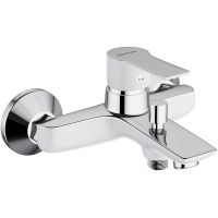 Смеситель для ванны Damixa Origin Elegance 841000000 Хром Белый — фото 1, Смеситель для ванны