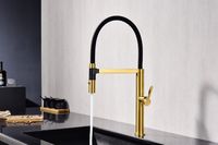 Смеситель для кухни Paulmark Leader Le214101-BG Брашированное золото — фото 7, Смесители для кухни