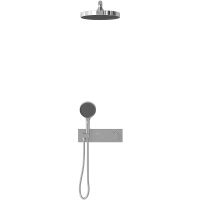 Душевая система Vincea Inspire VSFW-422TI2CH с термостатом Хром — фото 3, Встраиваемые душевые комплекты