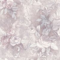 Обои Prima Italiana Ortisei 80504 Винил на флизелине (1,06*10) Розовый/Серебряный, Цветы — фото 1, Обои для стен