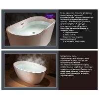 Акриловая ванна Ceruttispa C-478A 170x120 10351 с гидромассажем — фото 5, Акриловые ванны