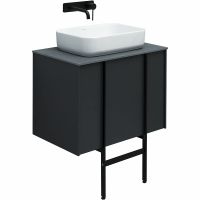 Тумба под раковину Allen Brau Reality 70 1.32004.AM подвесная Антрацит матовый — фото 23, Тумбы под раковину