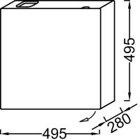 Тумба под раковину Jacob Delafon Terrace 50 EB1178-M61 подвесная Черная матовая — фото 3, Мебель для ванной