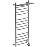 Электрический полотенцесушитель Ника Arc ЛД (Г2) ВП 120/50 с полкой Хром — фото 1, Электрические полотенцесушители