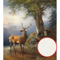 Фреска Ortograf Животные 30106 Фактура флок FLK Флизелин (2,4*2,7) Коричневый, Животные/Пейзаж/Живопись — фото 1, Фрески