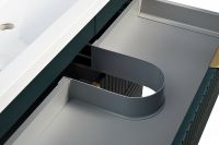 Тумба с раковиной Veedi Monte Lux 90 14000014 Зеленая Золото — фото 5, Мебель для ванной
