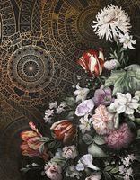 Товар: Фреска Ortograf Flower Dreams 31620 Фактура флок FLK Флизелин (2,1*2,7) Черный/Разноцветный, Цветы/Геометрия - фото 2 Фреска Ortograf Flower Dreams 31620 Фактура флок FLK Флизелин (2,1*2,7) Черный/Разноцветный, Цветы/Геометрия — фото 2, Фрески