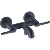 Смеситель для ванны Kludi Nova Fonte Puristic 205403915 Черный матовый — фото 1, Смесители