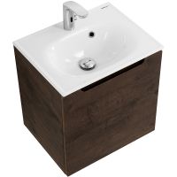 Тумба под раковину BelBagno Etna 50 R ETNA-500-1A-SO-RW-P-R подвесная Rovere Moro — фото 3, Тумбы под раковину