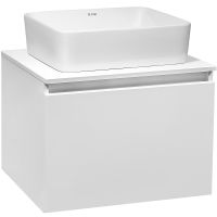 Тумба под раковину Runo Бари 60 00-00001473 подвесная Белая — фото 3, Тумбы под раковину