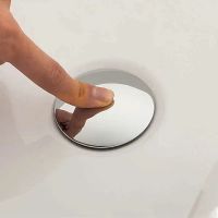 Донный клапан Frap F65-4 click-clack Хром — фото 7, Донные клапаны