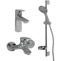 Комплект смесителей Jacob Delafon Elite E32911RU-CP Хром — фото 1, Готовые комплекты для ванной комнаты