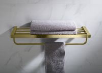 Полка для полотенец Timo Selene 17058/17 Золото матовое — фото 2, Полки для полотенец