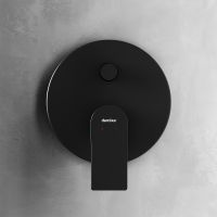 Смеситель для душа Damixa Apollo Черный матовый арт-477100300 — фото 2, Встраиваемые смесители для душа