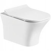 Унитаз Ceruttispa Vettore Aria MW CT9242 подвесной Белый матовый с сиденьем Микролифт — фото 1, Подвесные унитазы