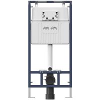 Комплект унитаза с инсталляцией AM.PM Spirit V2.0 FlashClean IS100101.701700 с сиденьем Микролифт и Белой глянцевой клавишей смыва — фото 11, Комплекты унитаз + инсталляция