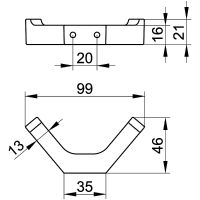 Крючок Keuco Edition 11  11115 010000 Хром — фото 2, Крючки для полотенец