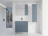 Зеркальный шкаф Style Line Стокгольм 70 Графит софт арт-ЛС-00002323 — фото 5, Зеркальные шкафы в ванную