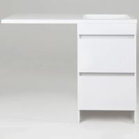 Тумба с раковиной Orange Optima 110 Op-110TUW+RAR Белый глянец — фото 1, Тумбы с раковиной